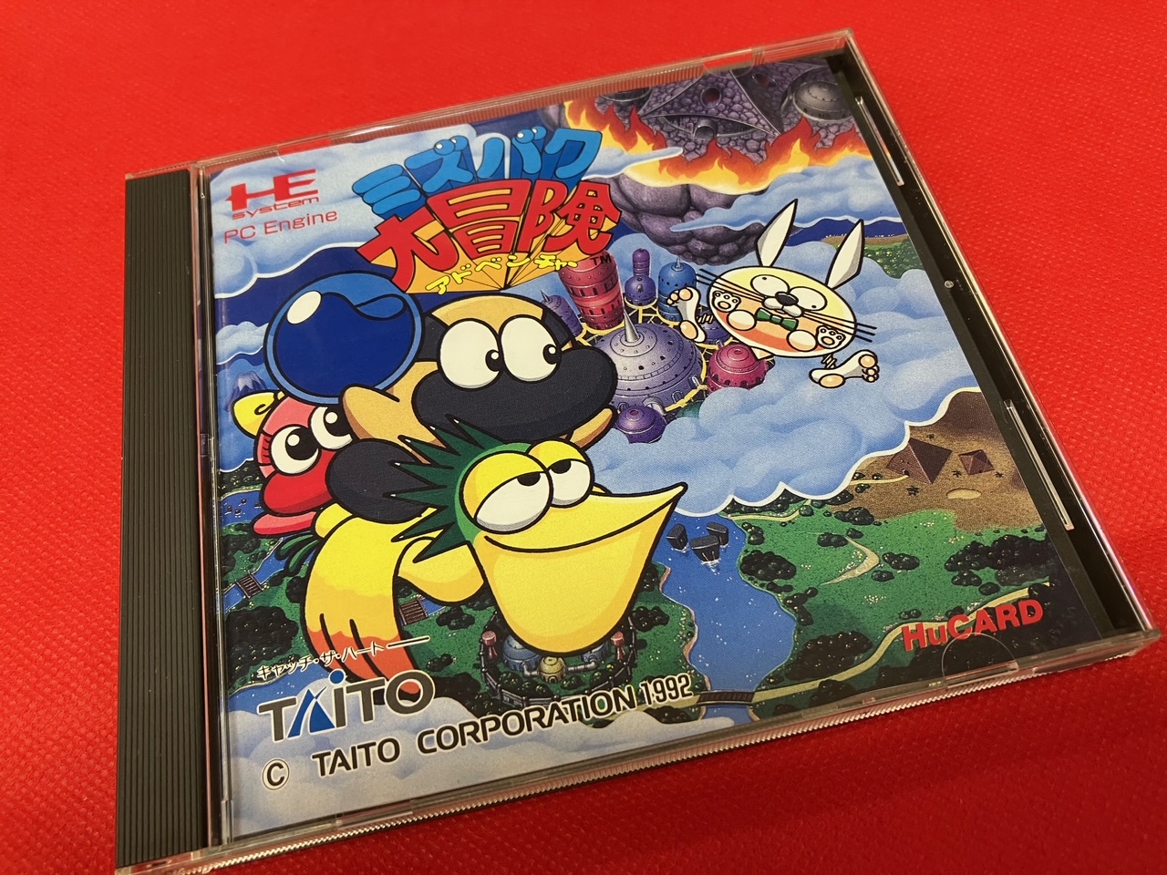 ★【状態良好商品】TAITO ミズバク大冒険　1992年　PCエンジン ミズバク大冒険』1992年／PCエンジン - レトロゲームの説明書保管庫