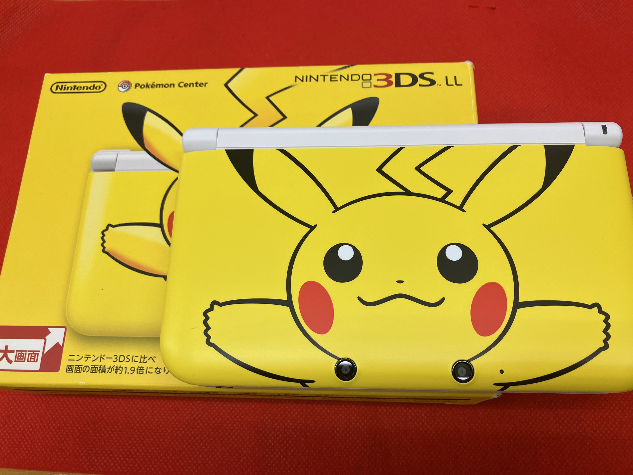 箱付き】Newニンテンドー3DS LLピカチュウ 本体 ポケモン 動作品