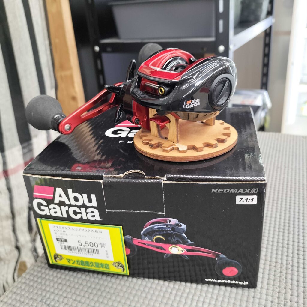 アブガルシアのベイトリール、レッドマックス 船が入荷致しました