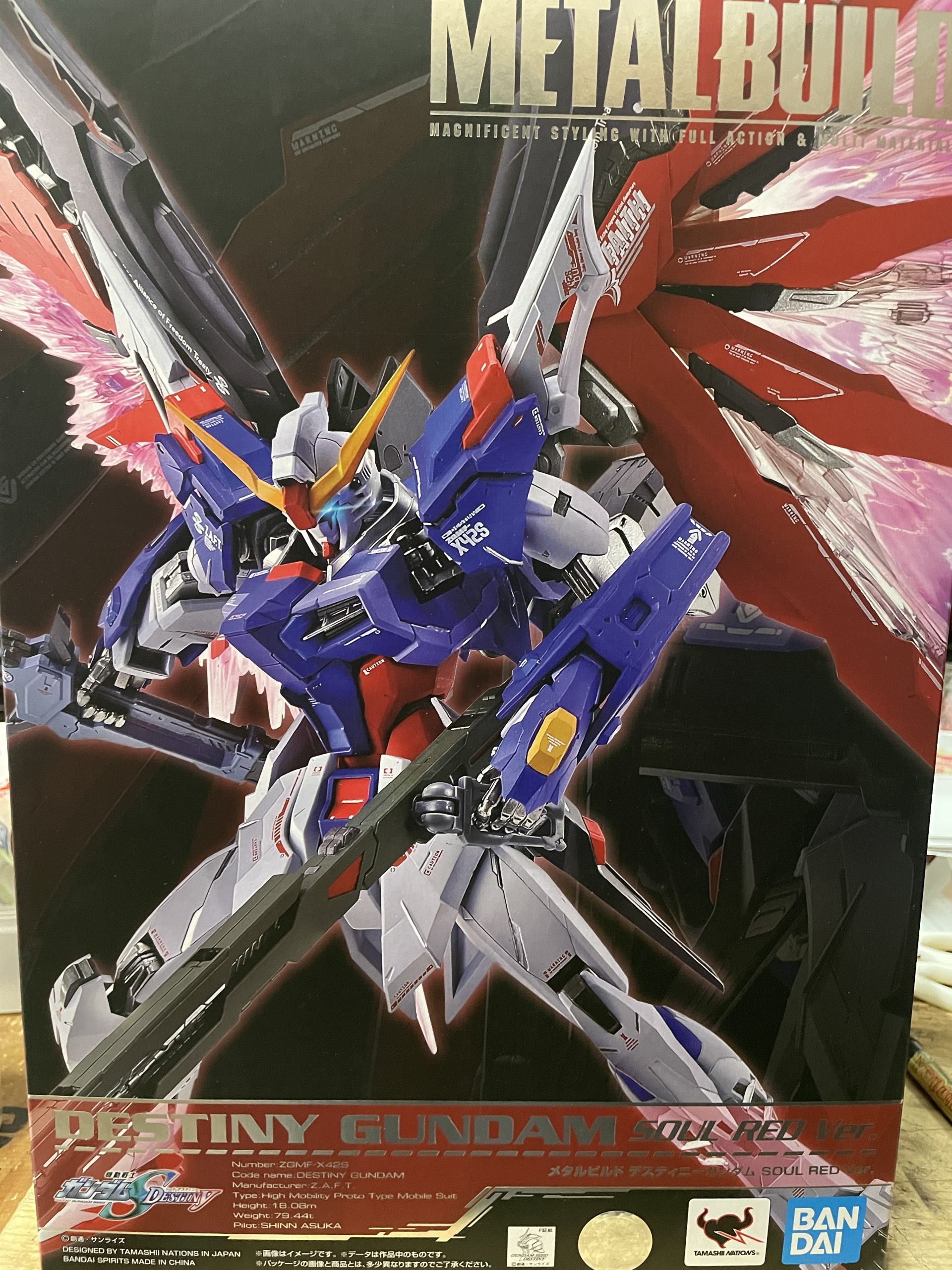 METAL BUILD デスティニーガンダム SOUL RED Ver.入荷!! | マンガ倉庫 那覇店